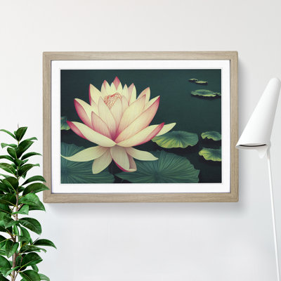 Victorious Lotus Flower - Framed Print