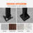 VEVOR Handrails for Outdoor Steps Adjustable Wrought Iron Handrails-98260484-61694610