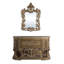 Miroir Constantine brun et doré (miroir seulement)
