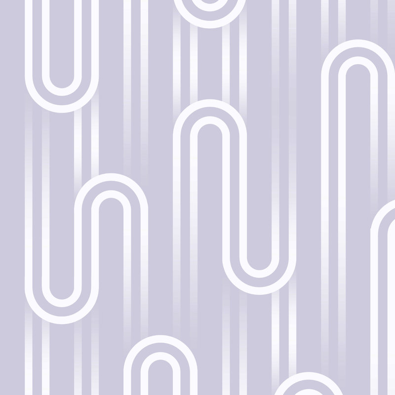 Geometric Wallpaper Double Roll, Lavender