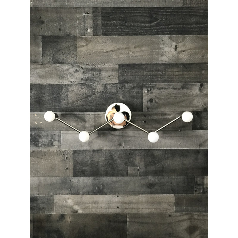 Meera Armed Sconce, Polished Nickel