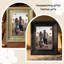 Cadre photo noir 3 pièces indémodable pour photos et cadeaux de Noël 5 "x 7"