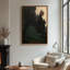 Art mural sur toile encadrée - Paysage vert foncé, impressions murales pour chambre à coucher - 16 po x 24 po-662615657-662615658