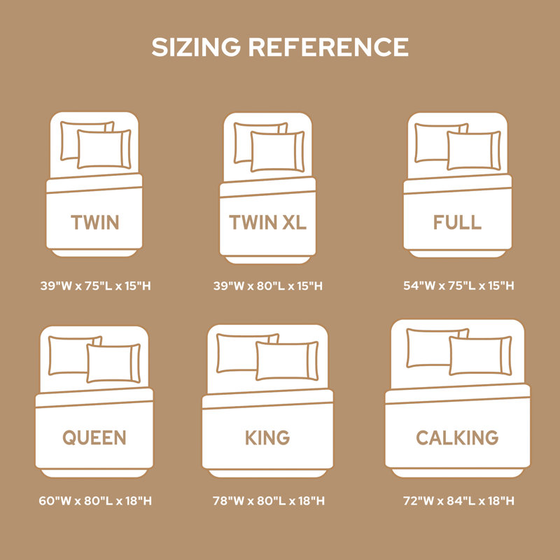 4cm Mattress Topper, Twin, Beige