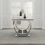 Ensemble de table de salle à manger de luxe 7 pièces blanc et or avec 6 chaises de salle à manger en cuir blanc-1704653872-1704653873-1704653878