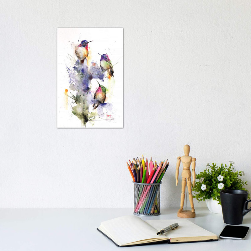 «Three's Company» - reproduction, Toile tendue, H 8 po x l 12 po x P 0,75 po