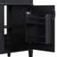 Meuble-lavabo autoportant 48 po avec 4 tiroirs, 2 portes, tablettes réglables et poignées noires-118472227-118472224