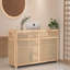 Bureau de réception rectangulaire en bois manufacturé Farmhouse-1554442451