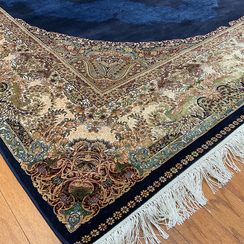Tapis en soie Bungalow Rose Hereke