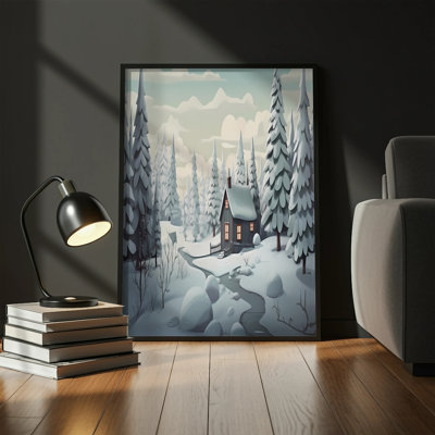 Wier 1 Piece Floater Frame Wall Art