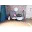 Elicia Velvet Armchair with Footstool