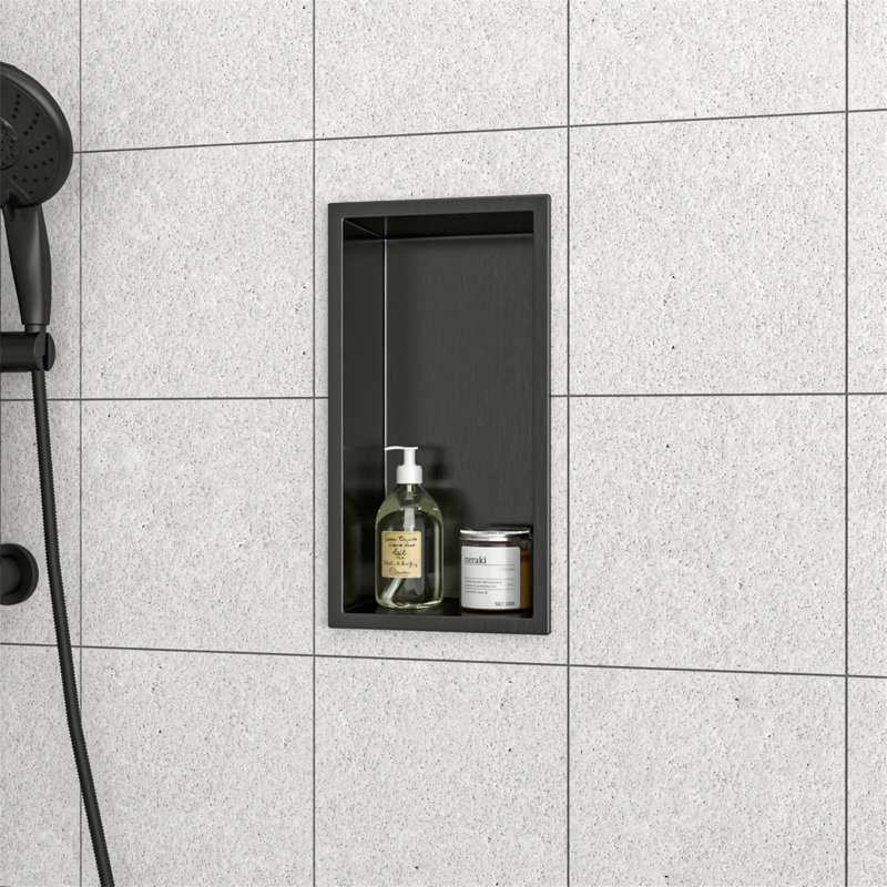 Niche de douche en acier inoxydable 13 po x 7 po