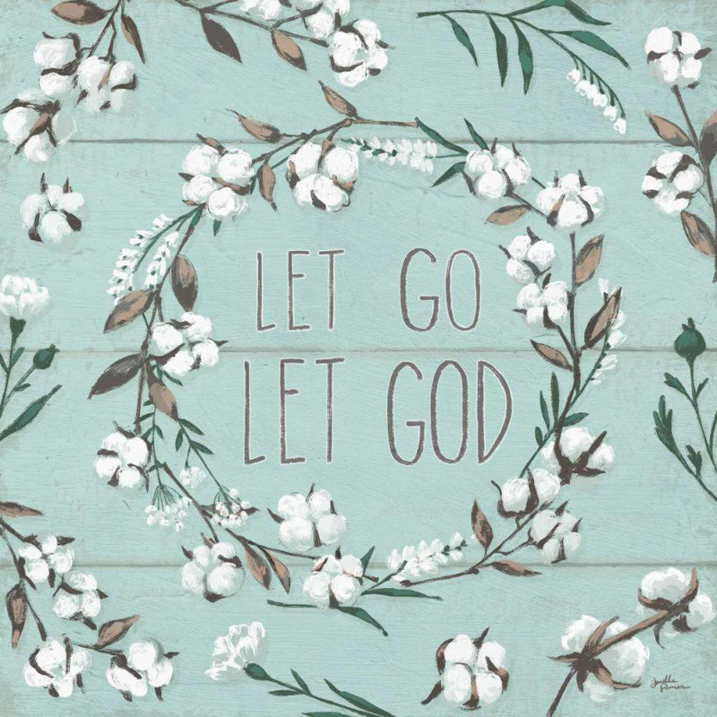 Red Barrel Studio Penner, Janelle, reproduction d'art sur toile tendue: Blessed VII Mint Let Go Let God, H 28 po x l 28 po