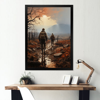 «Military War Landscape No Mans Land», reproduction sur toile