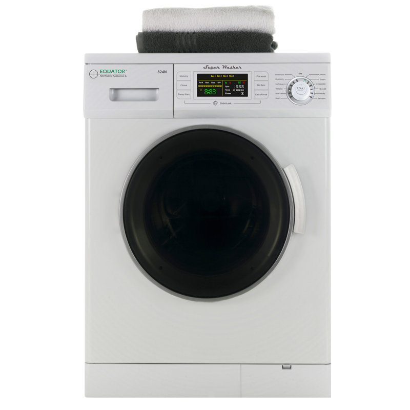 Compact Washer 1.57cf/13lbs FULLY DIGITAL Quiet LED Display 110V