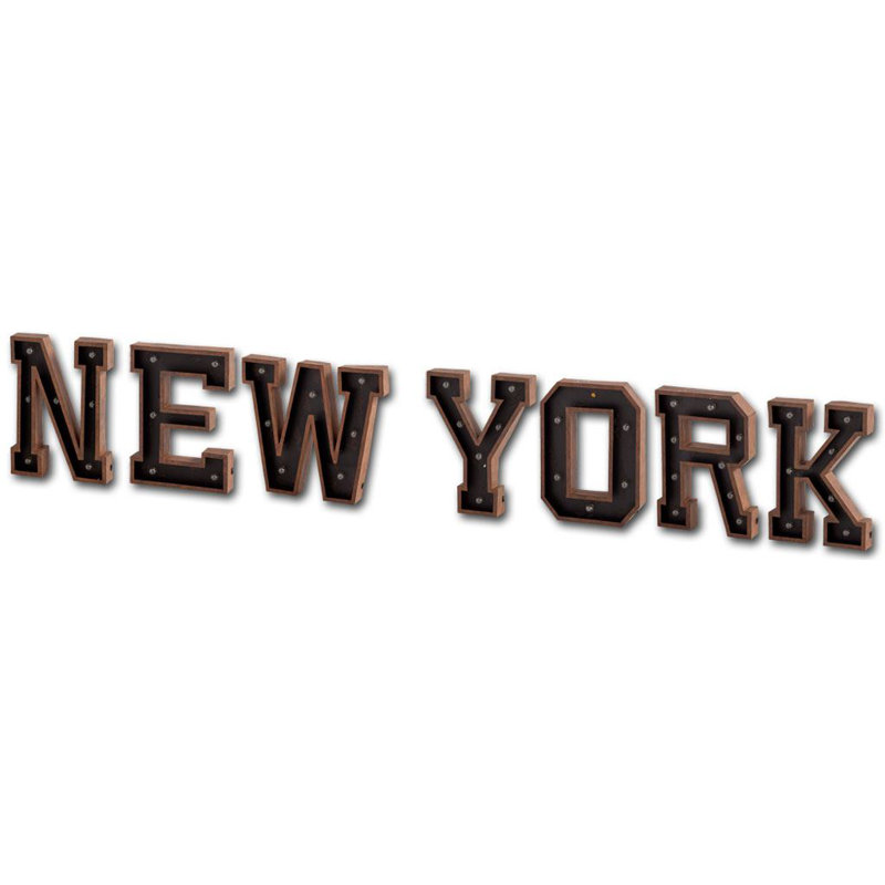 Modern Cities & Countries Wall Decor on Metal