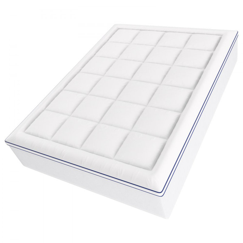 Surmatelas en mousse à mémoire de forme de qualité supérieure, 3", Grand lit