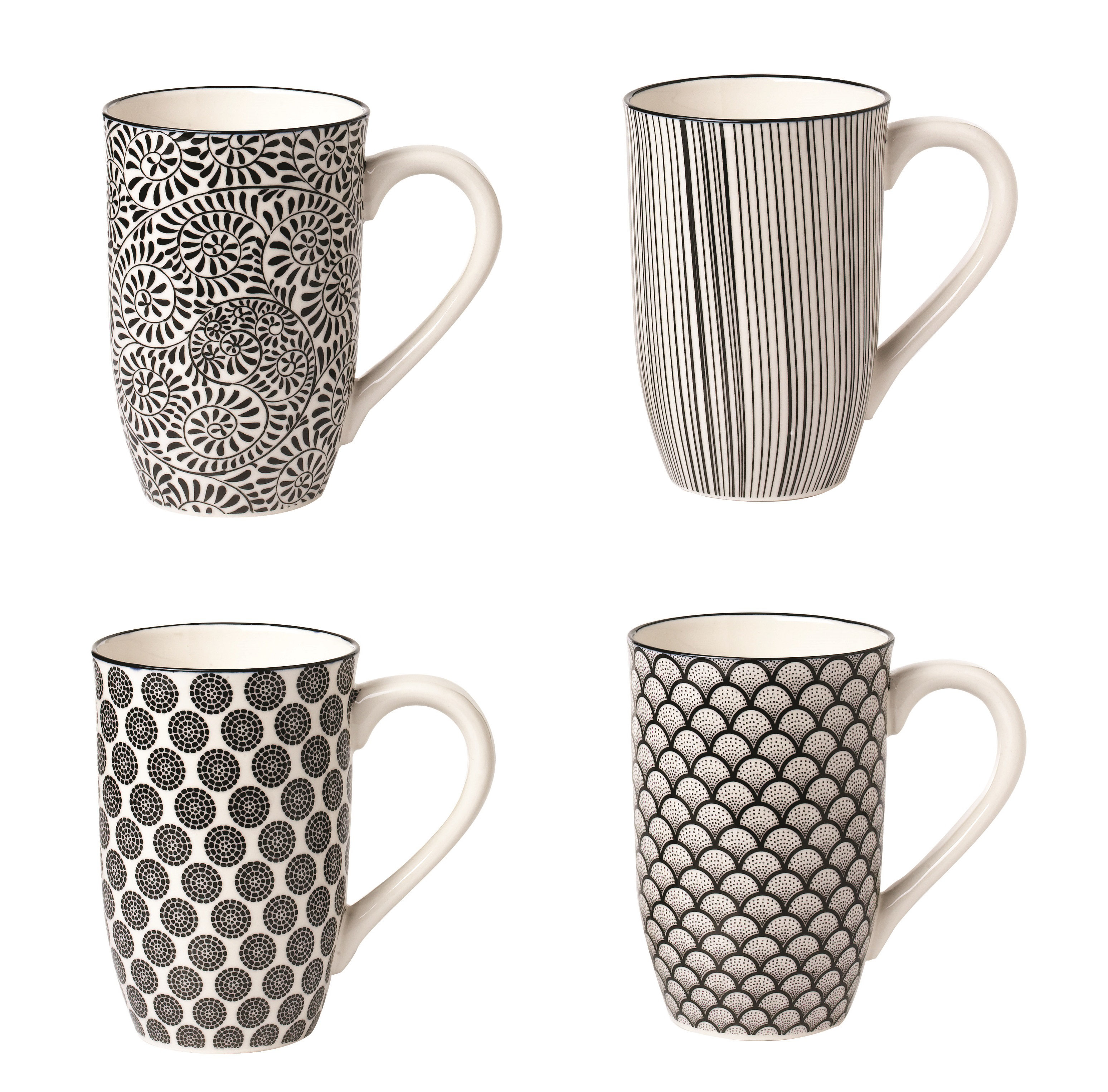 Wrought Studio Soper 4 Piece Coffee Mug Set & Reviews | Wayfair