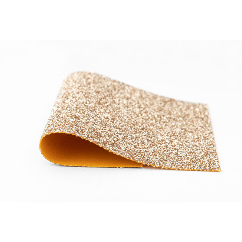 Dune sable - Échantillon de papier peint scintillant véritable (format A6)