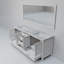Meuble-lavabo double l 72 po x P 22 po et miroir 70 po Jacques-66637742-90699650
