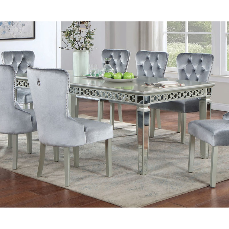Table de salle à manger argentée W