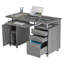 Bureau d'ordinateur avec rangement Techni Mobile-123266673