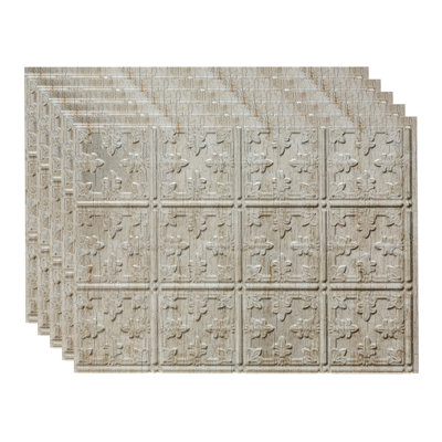 Panneau de dosseret décoratif en vinyle 10 po 18 po x 24 po FASÄDE