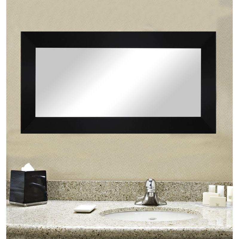 Mirror, Black, 33" x 28"