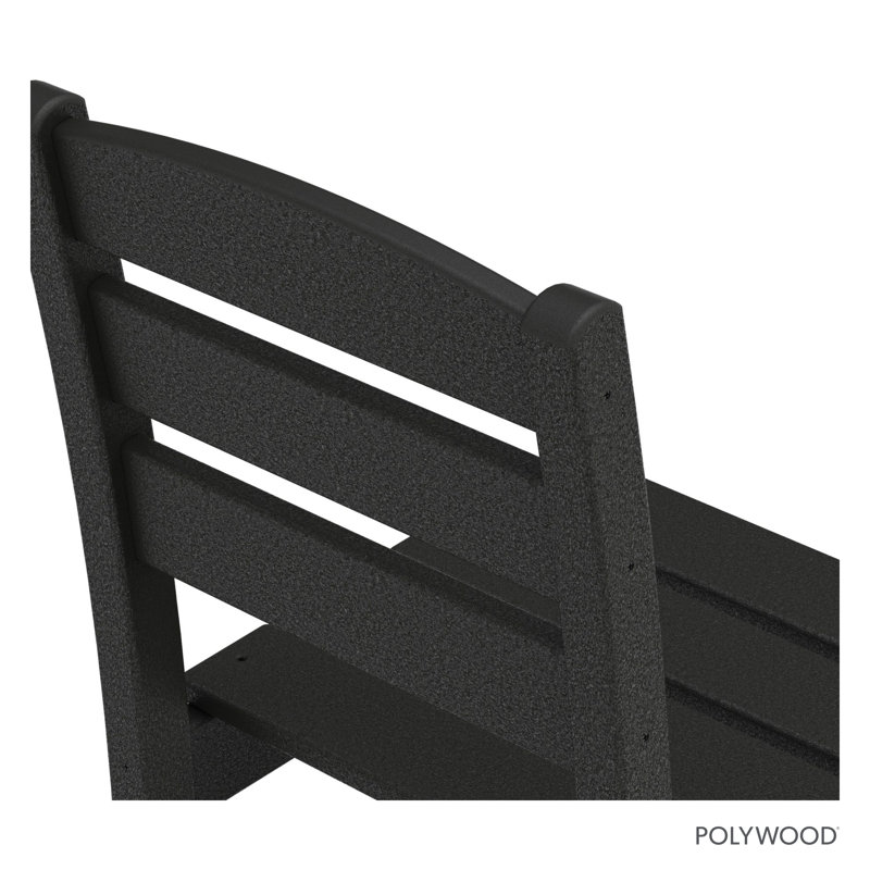 Chaise de comptoir Lakeside, Noir, noir, noir, noir