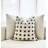 Velvet Domino Throw Pillow Cover-113114582-108655385