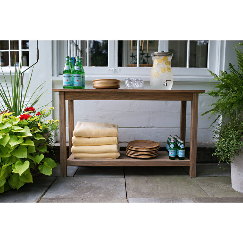 Knightly Rectangular Teak Outdoor Buffet & Console Table