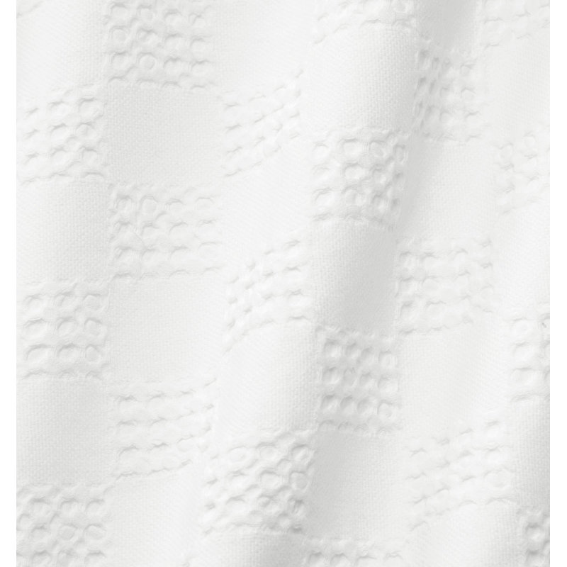 Straccio Cotton Waffle Tea Towel, White