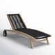 72'' Outdoor Eucalyptus Chaise Lounge