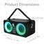 Haut-parleur portable sans fil Bluetooth