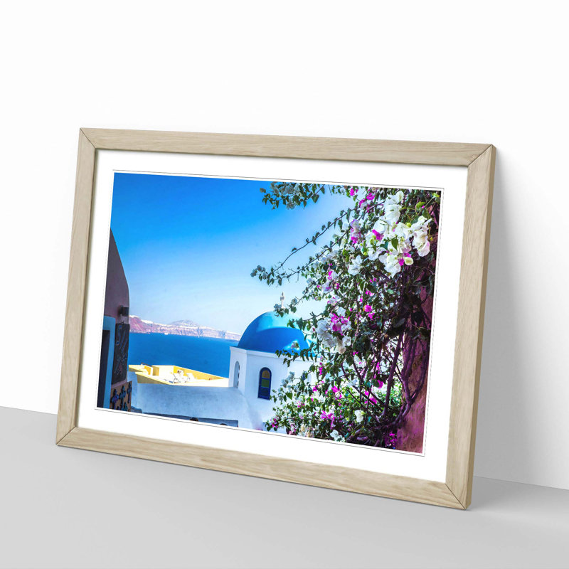 Single Picture Frame Print, Oak