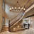  16 - Light 31 inch Dimmable Modern Farmhouse Wagon Wheel Chandelier for Living Room Kitchen Island Dining Foyer-115607466