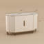 Buffet 54,6 "blanc crème élégant avec tablettes réglables