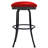 Swivel Upholstered Counter Stool with Metal Frame-27796885-48366676-27796883