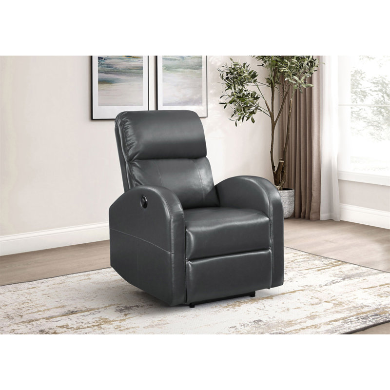Fauteuil inclinable électrique Meglia, Gris