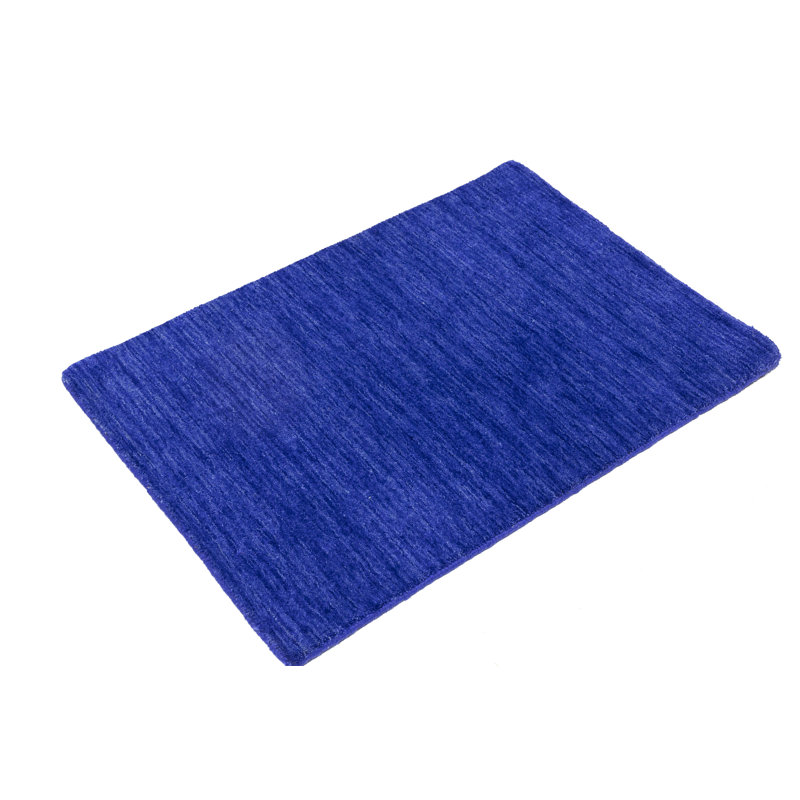 Tapis Gabbeh tissé à la main Danyl, 100% laine, de couleur unie, résistant à la décoloration et aux taches, durable, toutes tailles, fabriqué en Inde.