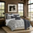 Indali Mocha/Charcoal Standard Cotton 2 Piece Coverlet Set-73813247