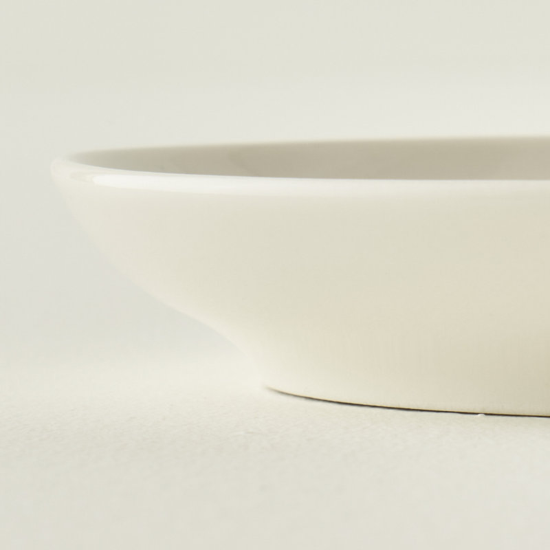 Plateau de service en porcelaine Lemoncello, H 7,5 po x l 7,5 po x P 2 po
