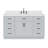 Thornaby Solid Wood Single Bathroom Vanity with 1.5'' Carrara Quartz Top-1680198776-1700356174