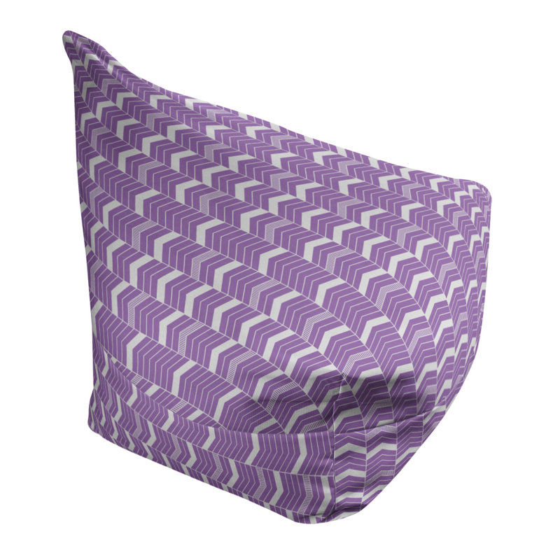 Fauteuil à billes standard &, H 27 po x L 30 po x P 25 po, Violet, Pas de bourre