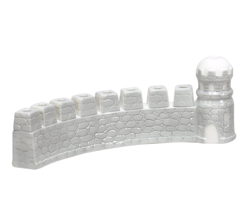 Porcelain Menorah