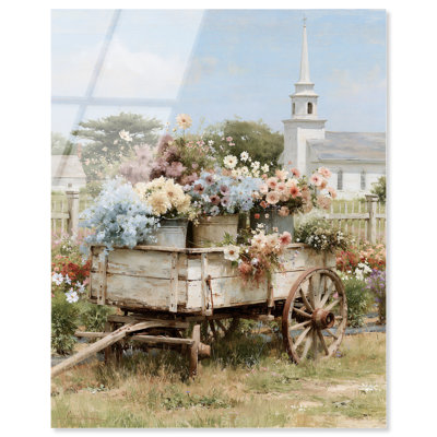 Tobey " Floral Wagon II " Graphic Art Print