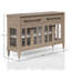 Buffet avec portes en verre