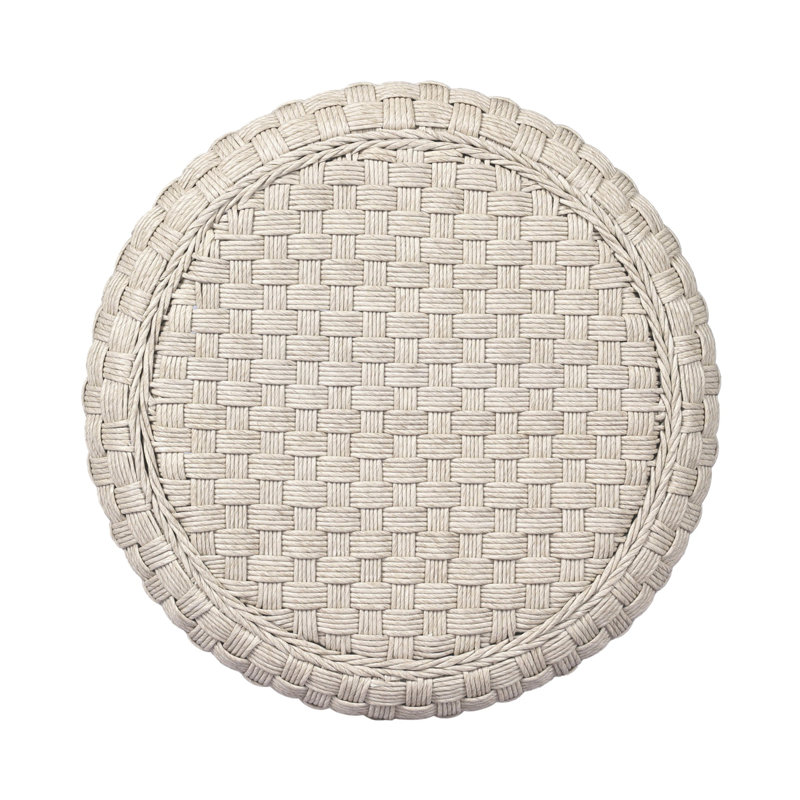 Venetia Outdoor End Table, Vintage White