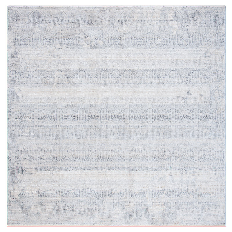 Martha Stewart Sabrina Performance Abstract Rug, Square 6'7"