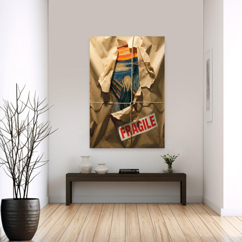 Art contemporain contemporain abstrait surréel, H 60 po x l 40 po